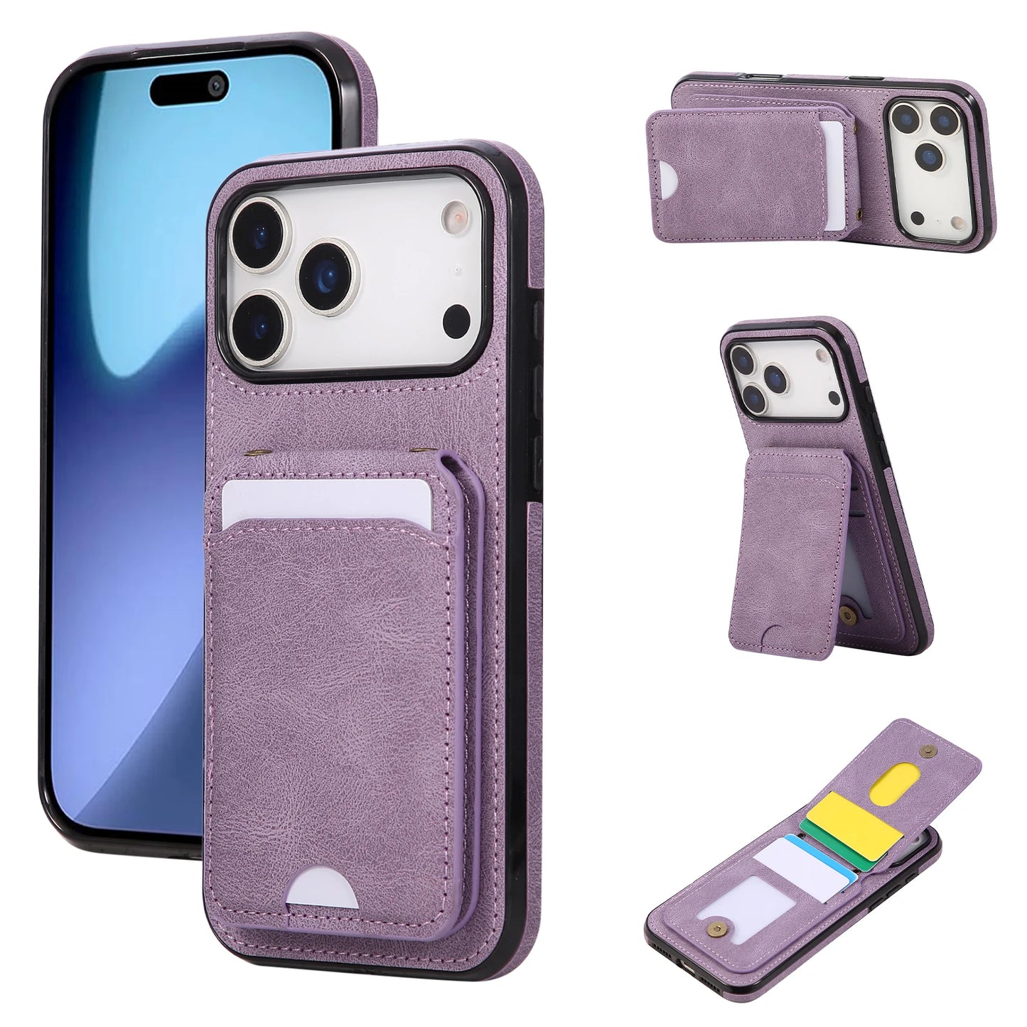 Crossbody Magnetic Vertical Cards Solt Wallet Flip Leather Case For iPhone 17 Pro Max 16 Plus 15 14 13 12 11 Lanyard Bag Cover